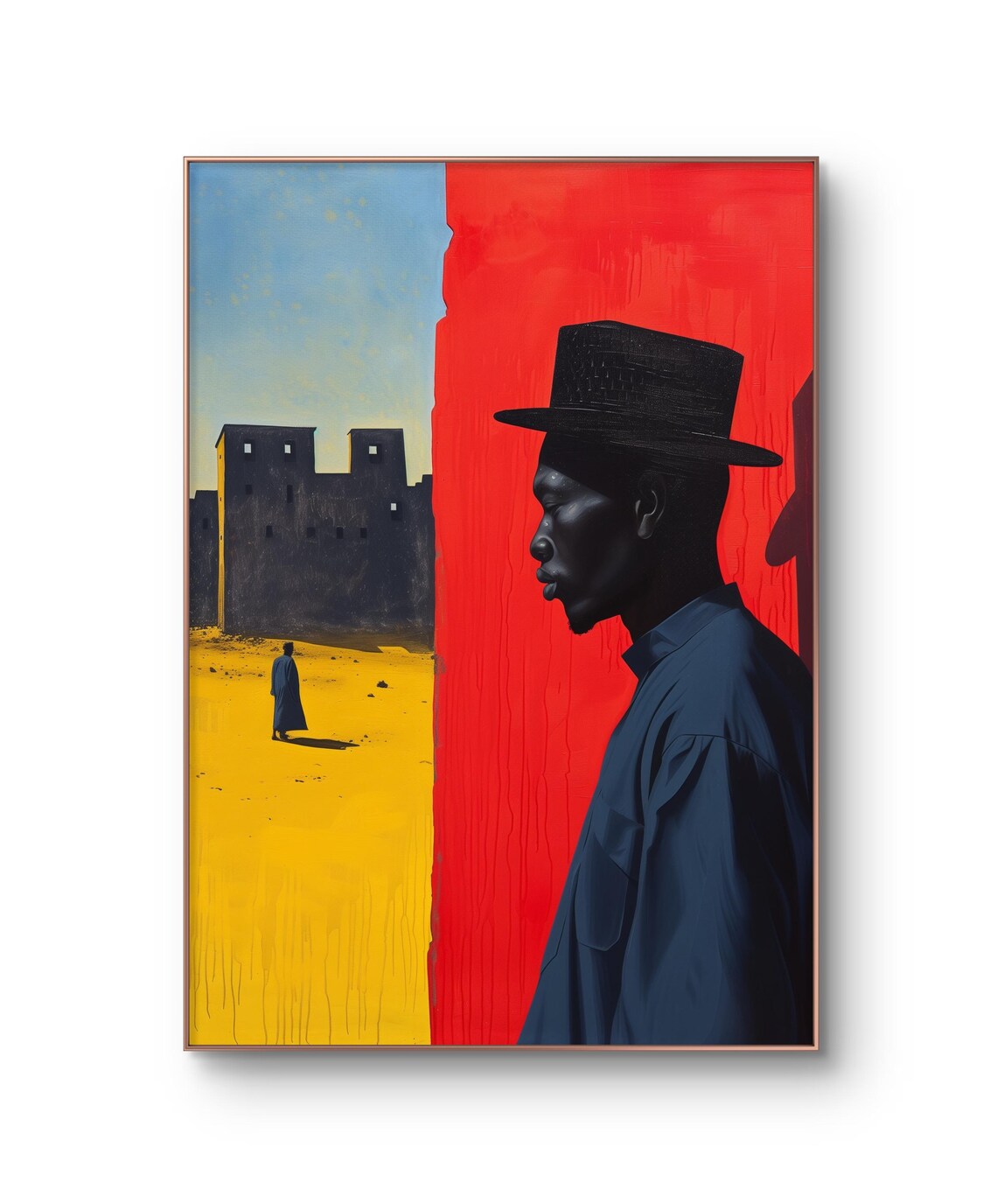Kano Nigeria Surreal African City Art Print