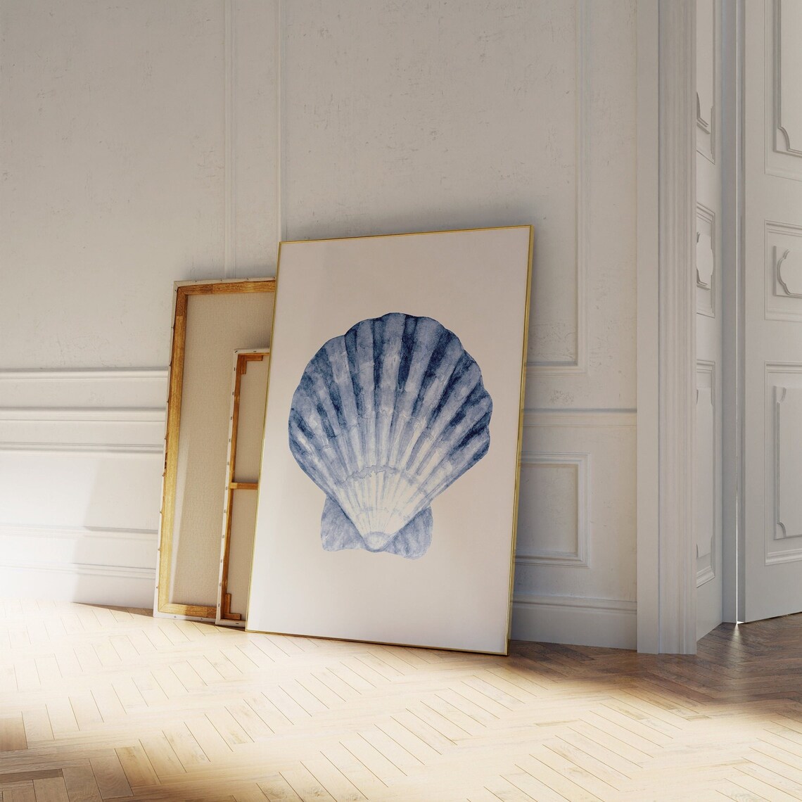 Seashell Wall Art Print, Coastal Beach House Decor - Image 2