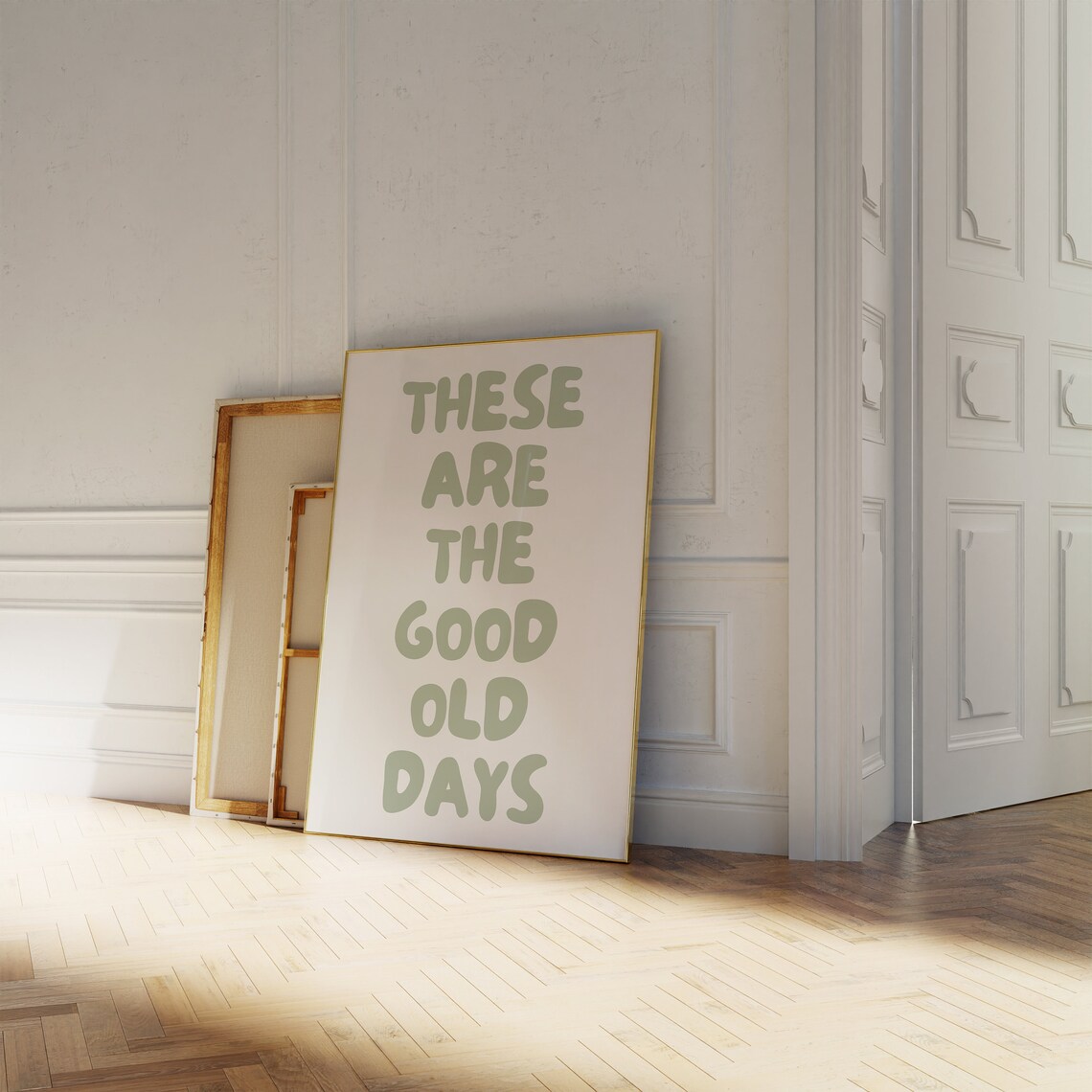 These Are The Good Old Days Retro Wall Art Print - Image 3
