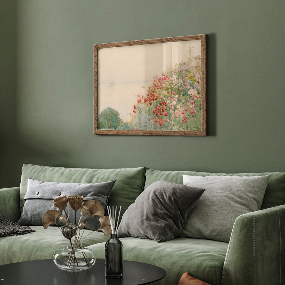 Vintage Floral Landscape Frame Tv Art Poppy Field Painting Frame Tv French Country Spring Dcor Wildflower Meadow Tv Screensaver - Image 6