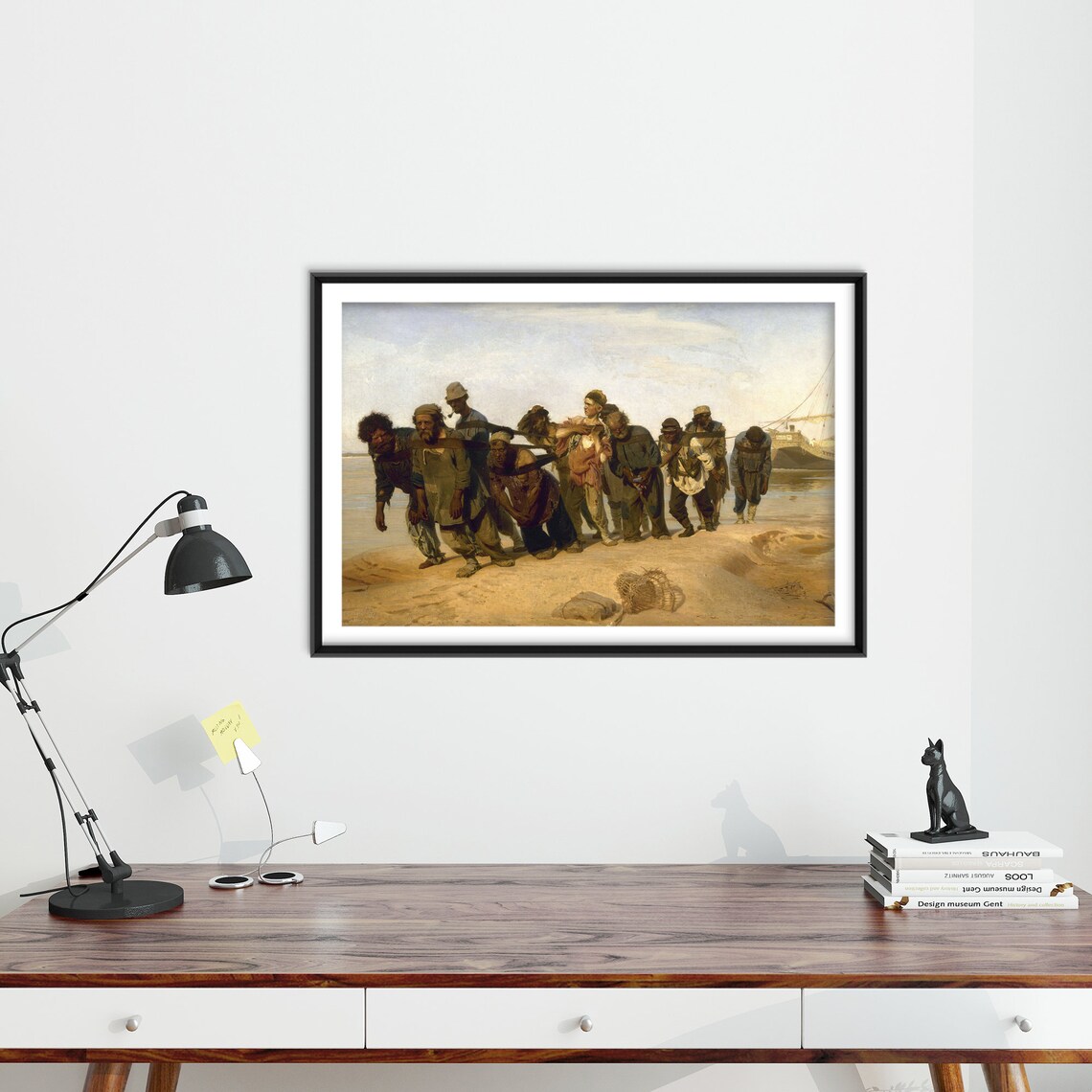 Ilya Repin Barge Haulers On The Volga 1870 Realist Art Poster - Image 4