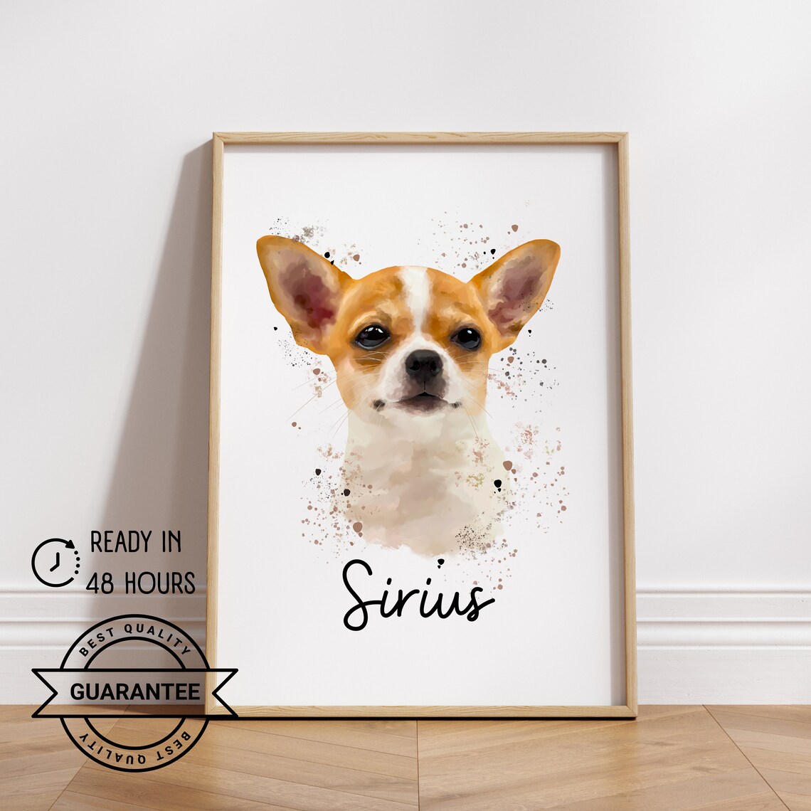 Custom Watercolor Pet Portraits, Pet Memorial Art