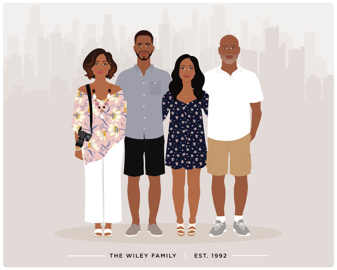 Family Portrait - Personalised - Image 5
