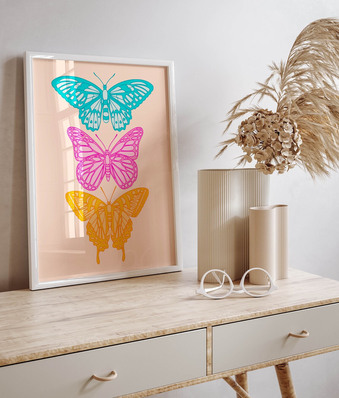 Butterfly Girly Maximalist Wall Art Poster - Image 2