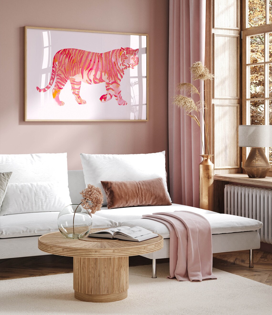 Tiger Animal Print, Preppy Dorm Room Decor - Image 2