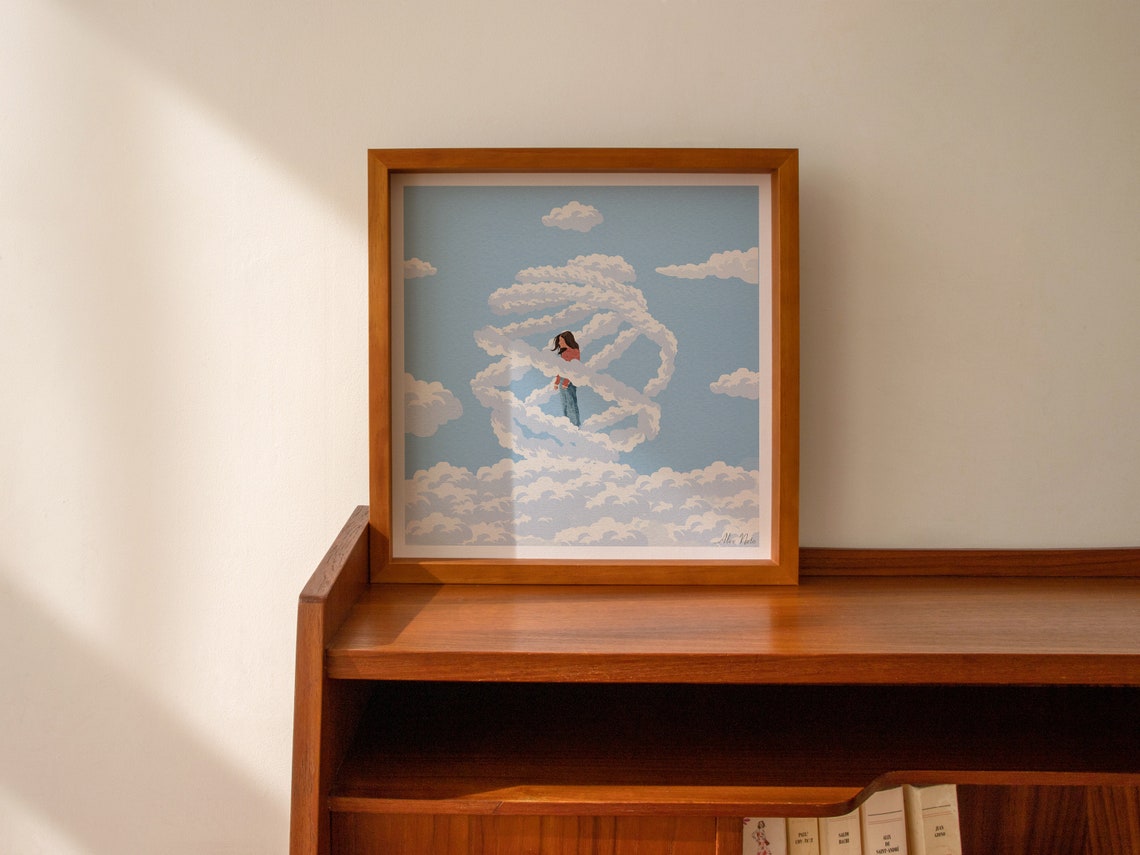 Caos Calmo In The Clouds Cloudy Illustration Clouds Twirling Around Me Clouds Hugging Me With My Mind In The Clouds Cloud Art - Image 4
