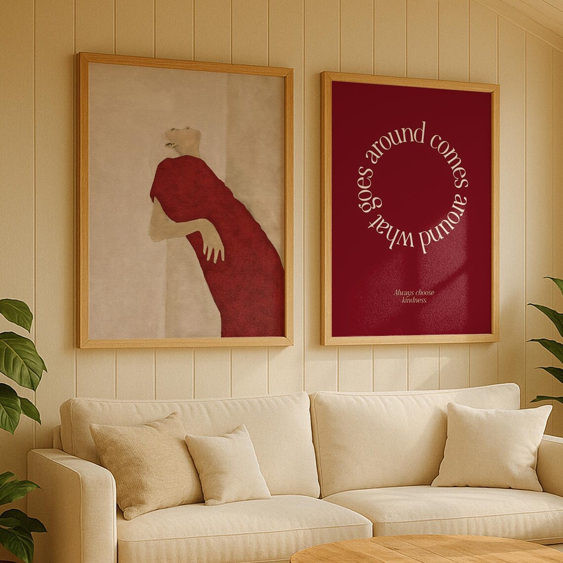 Motivational Minimalist Quote Prints, Bedroom Wall Art