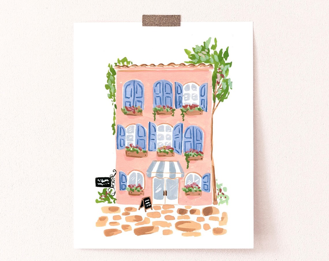 Paris Café Art Print, Kitchen Wall Decor - Image 3