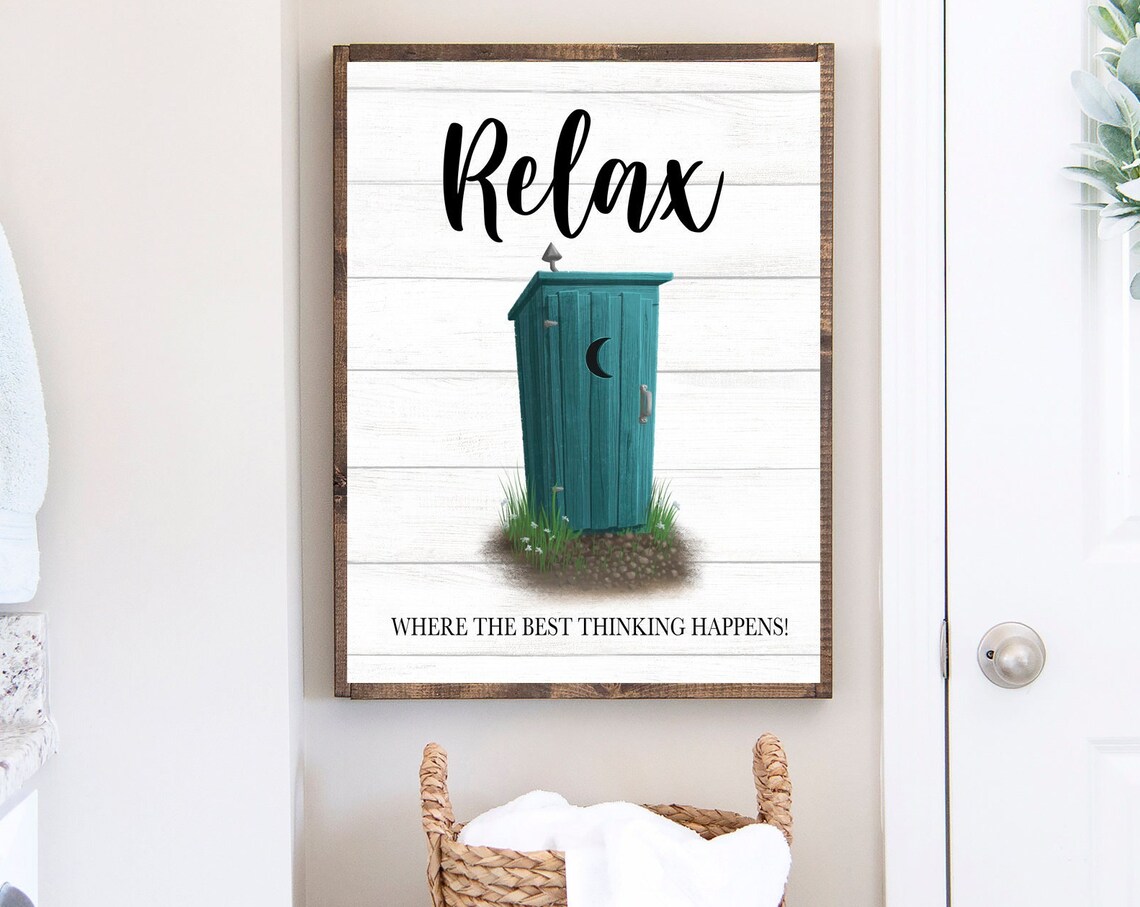 Where The Best Thinking Happens, Farmhouse Decor