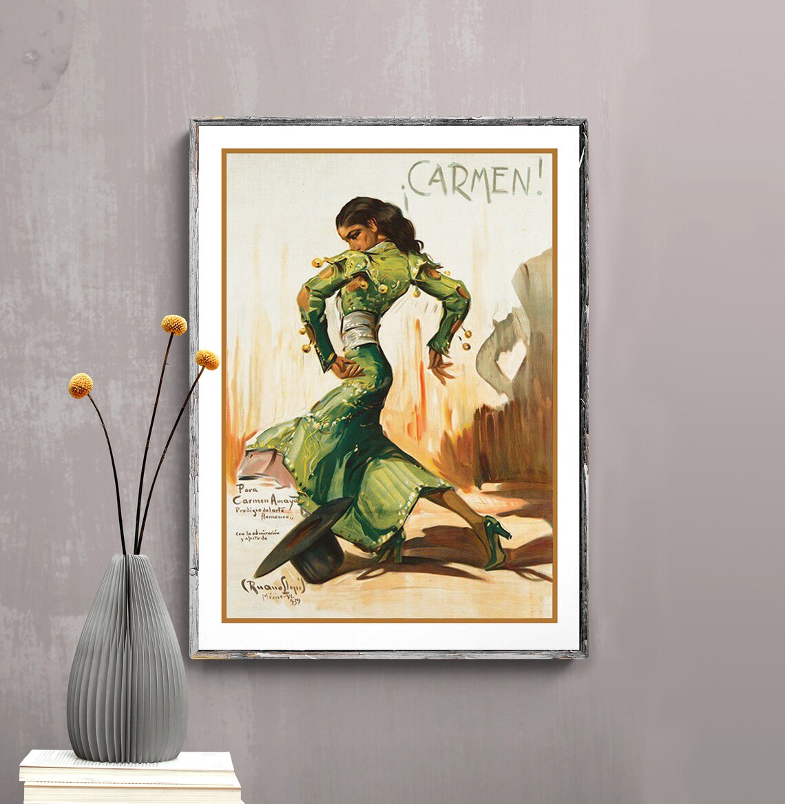 Carmen Opera Vintage Entertainment Poster Print - Image 2