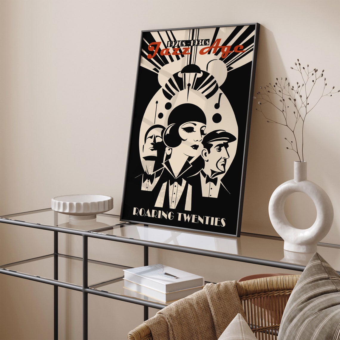 Jazz Age Roaring Twenties 1920s 1930s Art Deco Music Hall Poster - Image 5
