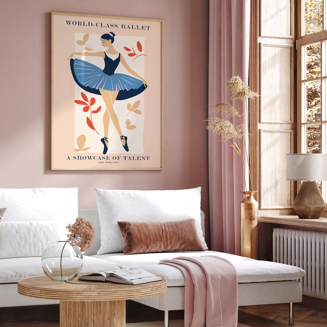 World-Class Ballet New York City Blue Tutu Dancer Showcase Poster - Image 2