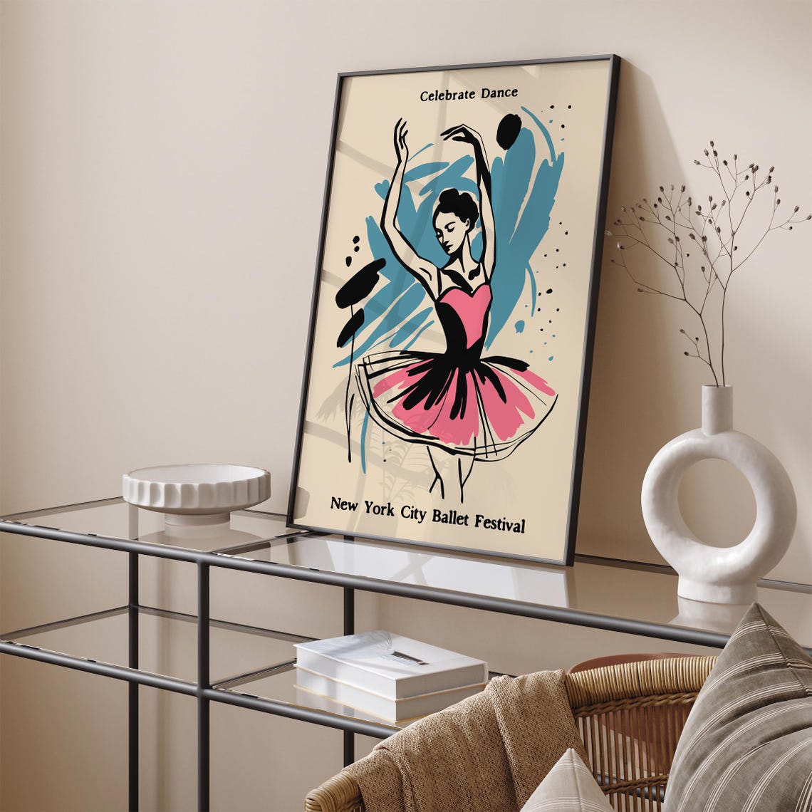 Ballet Poster Ballerina Wall Art New York City Ballet Festival Print Music Poster Dance Art Print Music Lovers Gift Dance Lovers Gift - Image 5