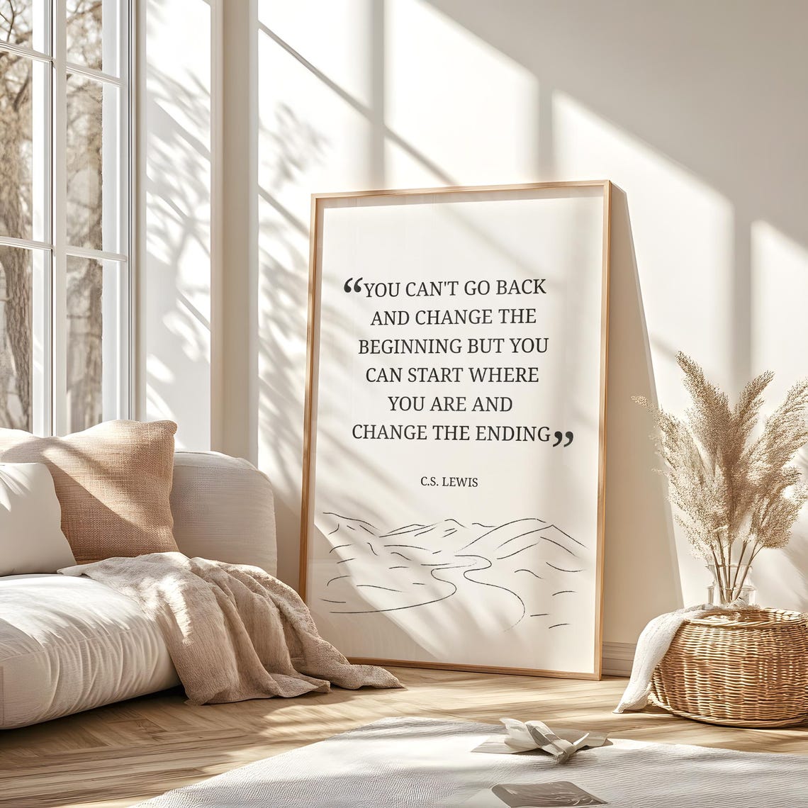 Start Where You Arewall Art Cs Lewis Wall Decor Book Page Inspirational Quote - Image 5