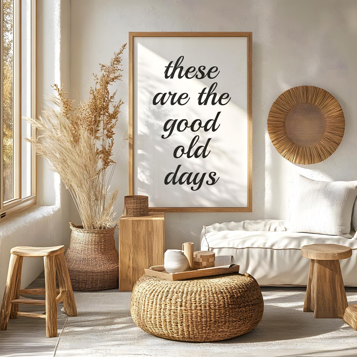 These Are The Good Old Days Positive Quote Art - Image 2