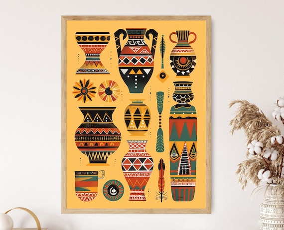 Zulu Pottery Art Print Traditional African Ceramics And Designs