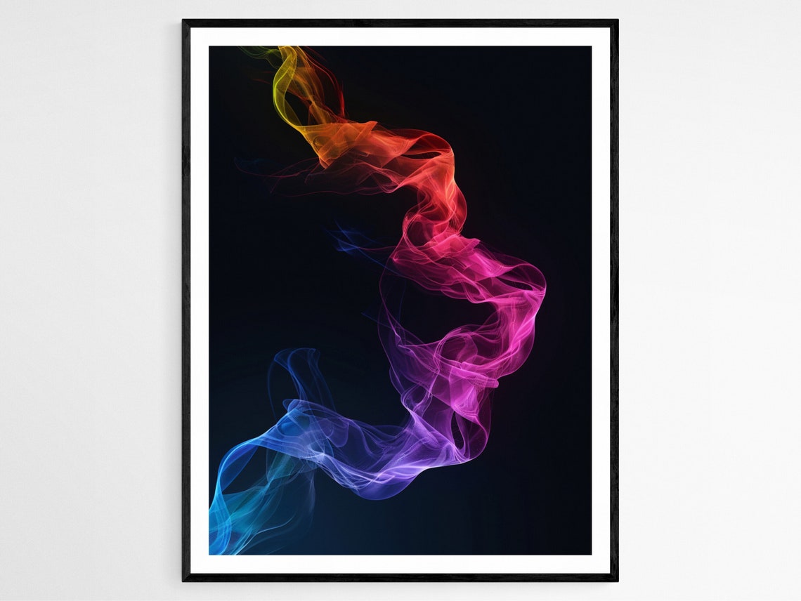 Geometric Lines Art Print Sleek Black And White Decor Study Room Enhancement Artistic Friend Gift
