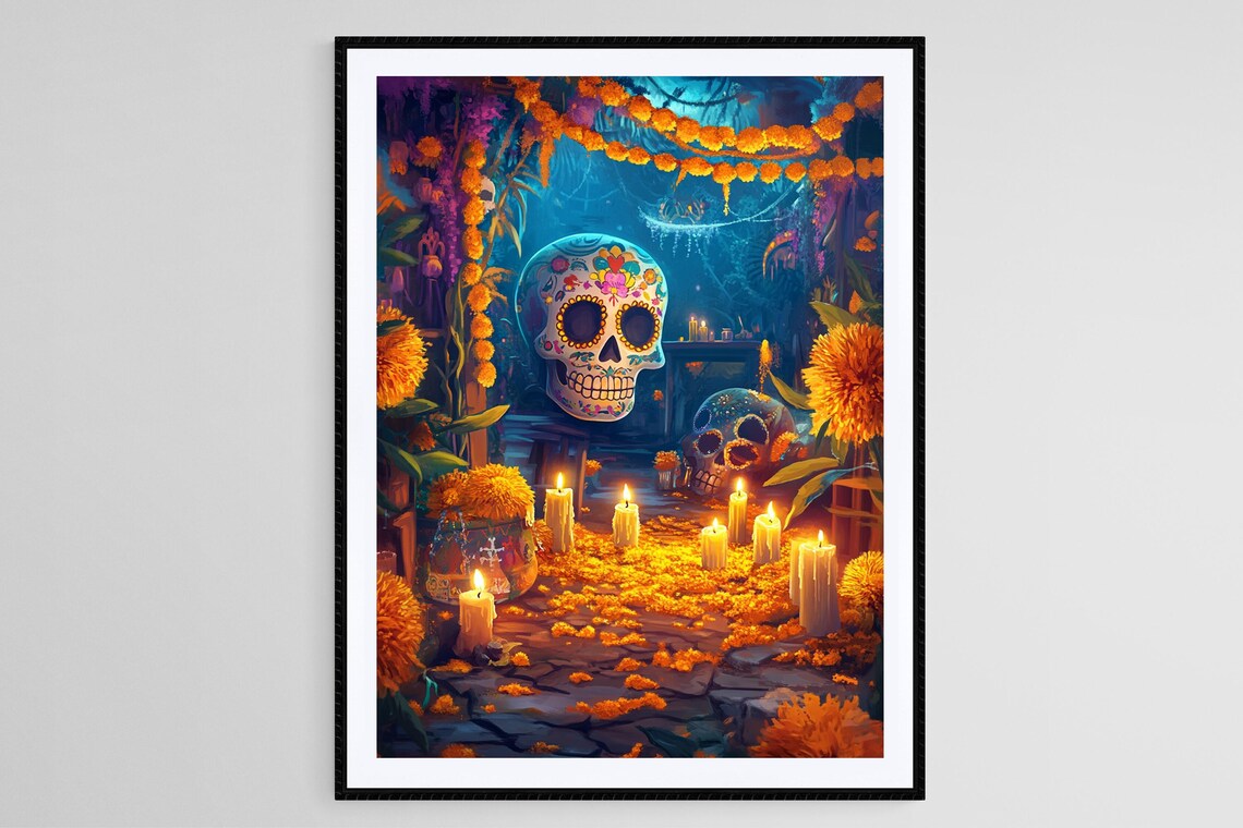 Dia De Los Muertos Arizona Celebration Art Print