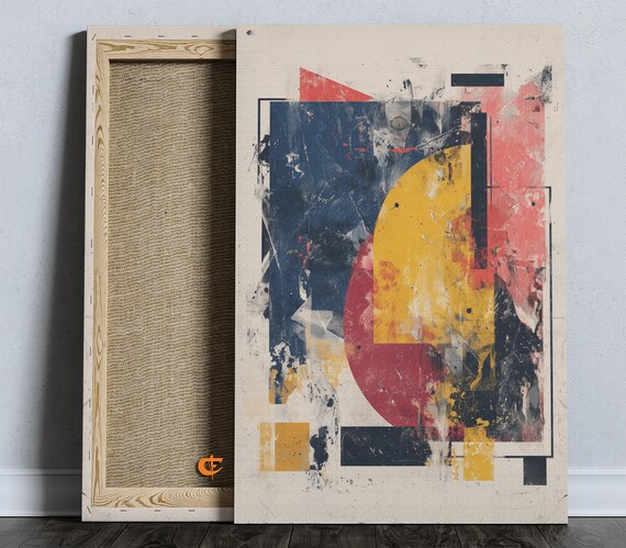 Modern Abstract Wall Art Set Layered Poster Design Boho Minimalist Decor Scandinavian Style Neutral Living Room 1580