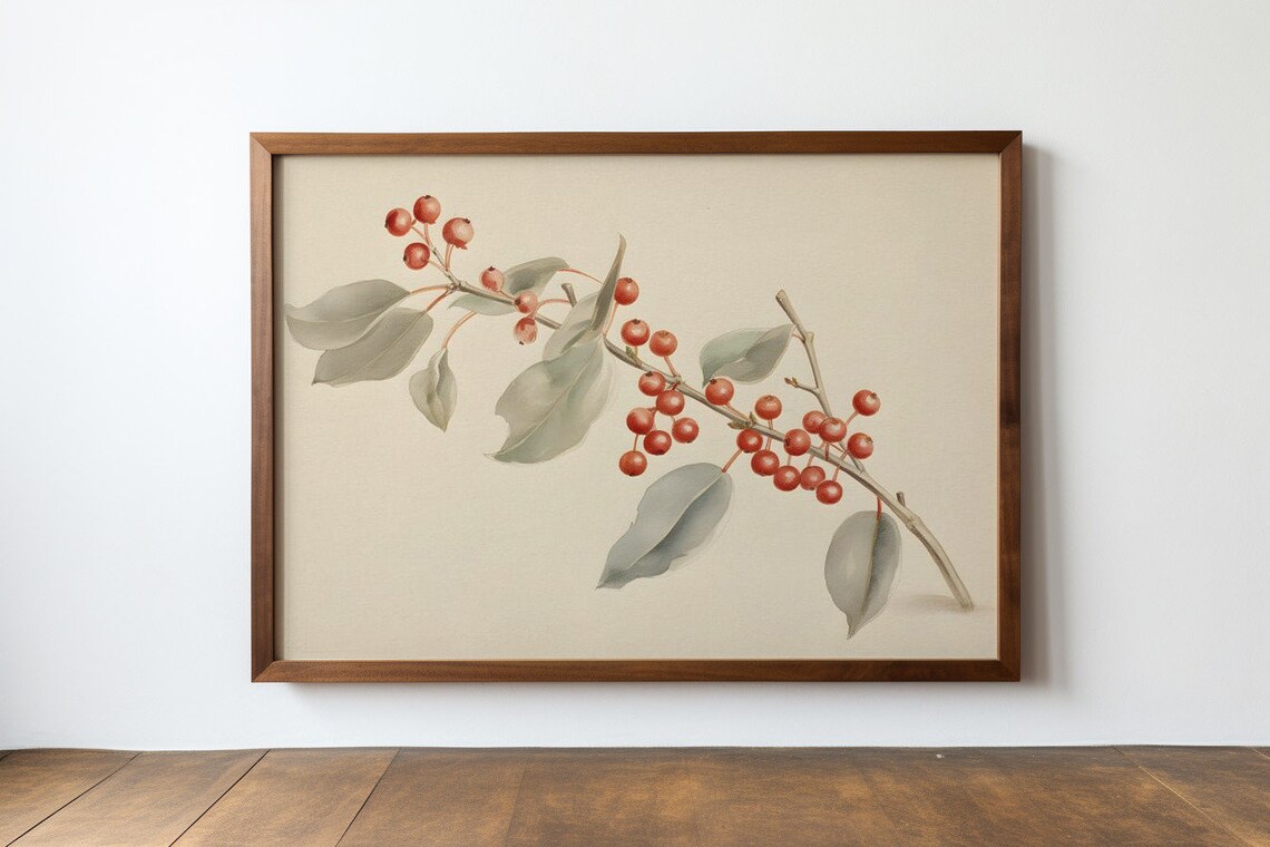 Berry Study, Vintage Botanical Art Print - Image 3
