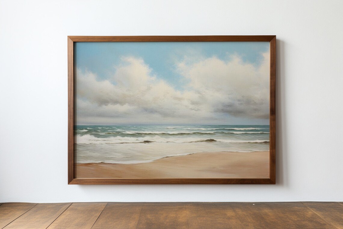 Oceans Whisper, The Dance Of Sky And Sea Art Print - Image 3