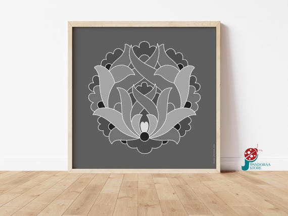 Grey Geometric Wall Art Square Minimalist Wall Decor Poster I Living Room Gift Jpg Home Decor Print I Geometric Home Gift