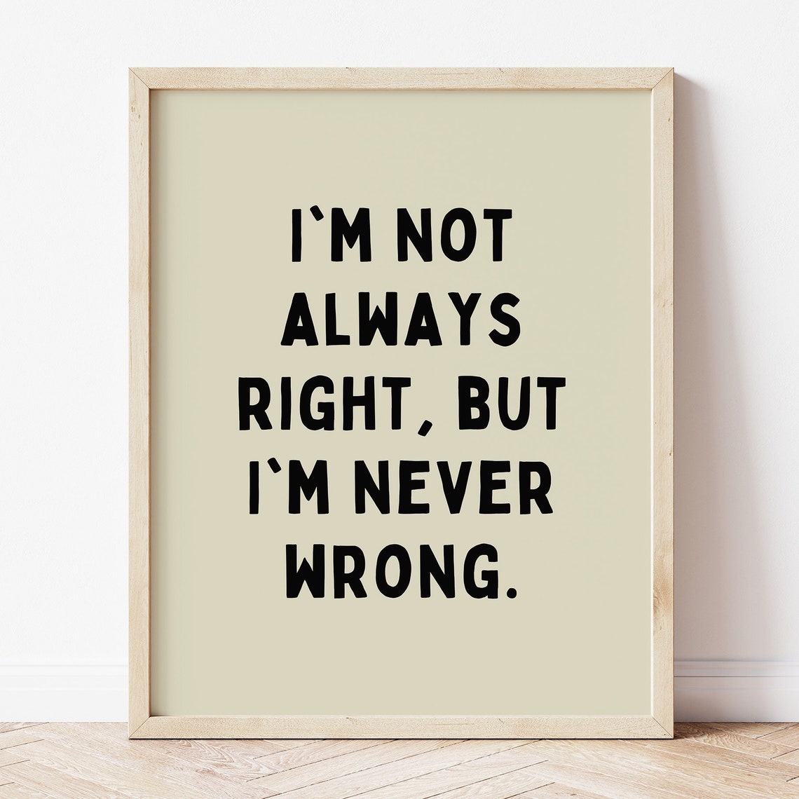 Funny Wall Art Prints Minimalist Eclectic Friendship Gift Home Decor Office Dark Humour
