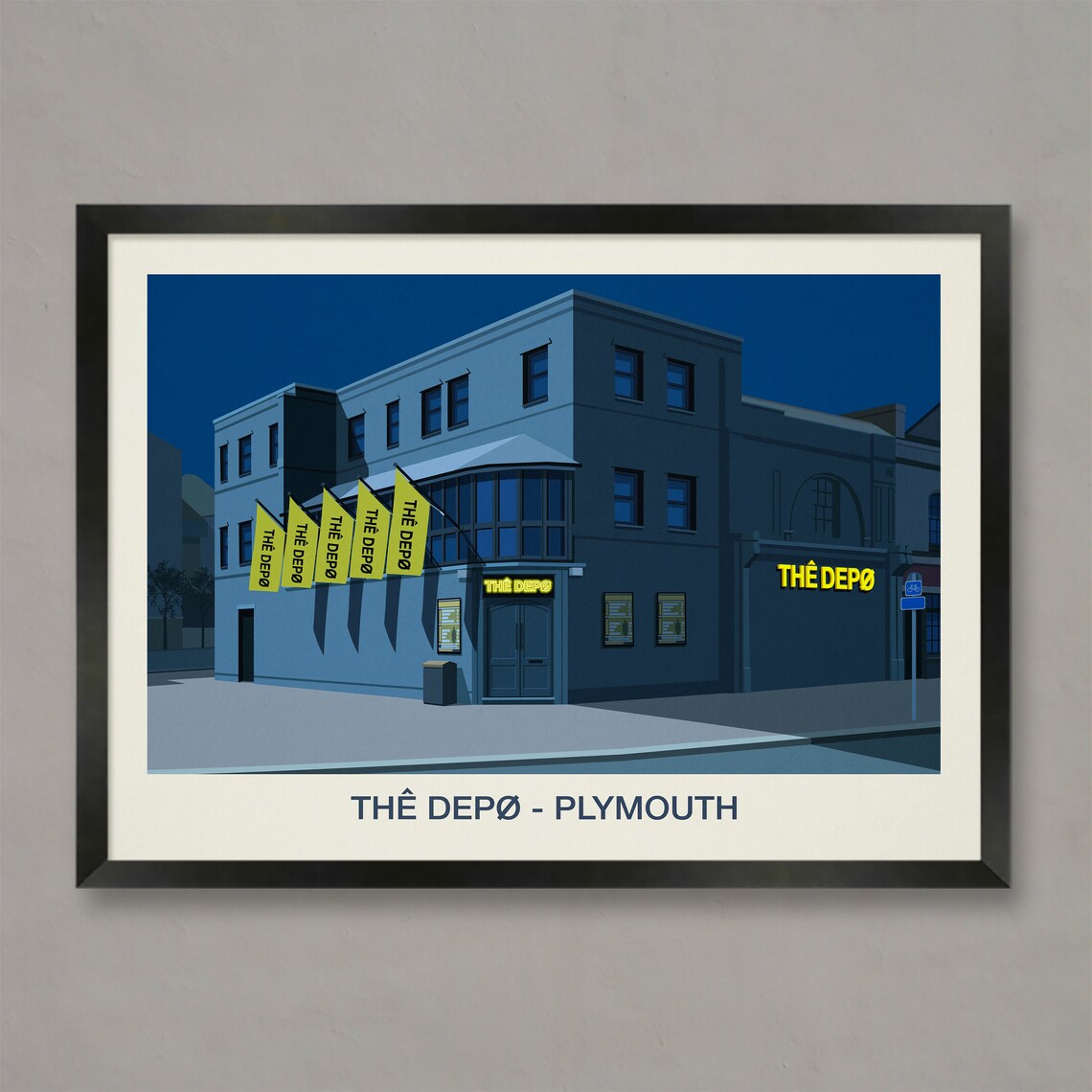The Depo Plymouth Nightclub Travel Poster