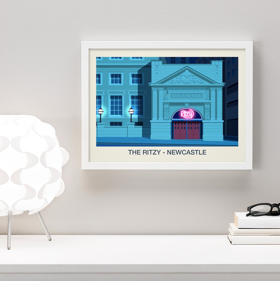 The Ritzy Newcastle Poster Print - Image 4