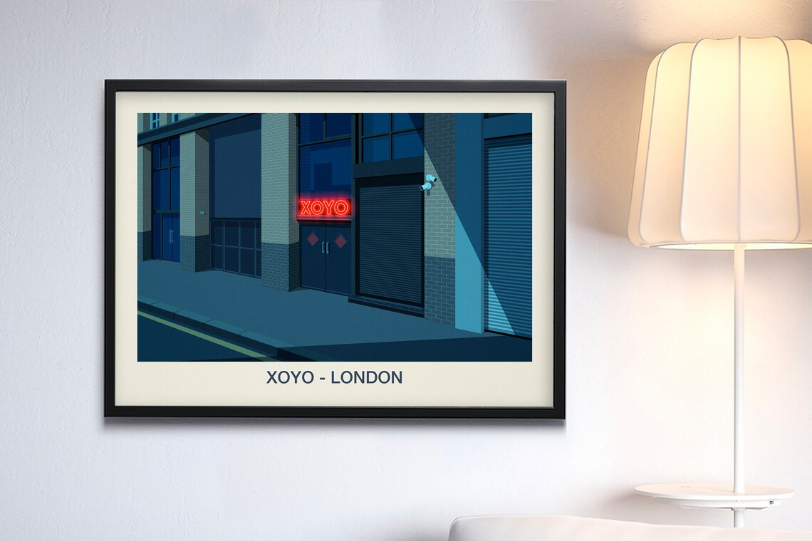 Xoyo Nightclub London Travel Poster - Image 3