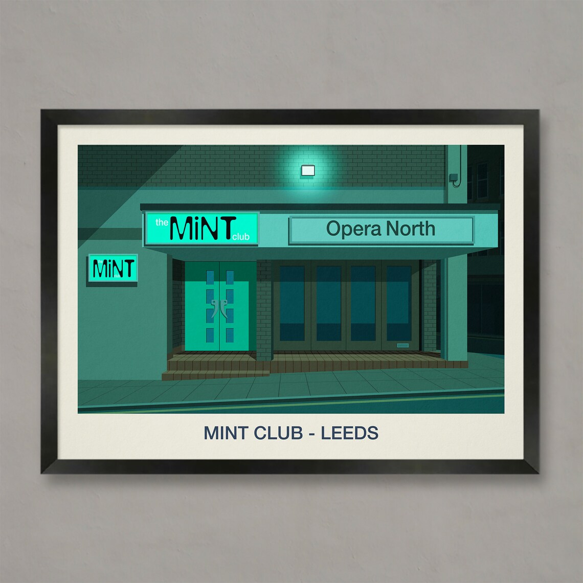 Mint Nightclub Art Print