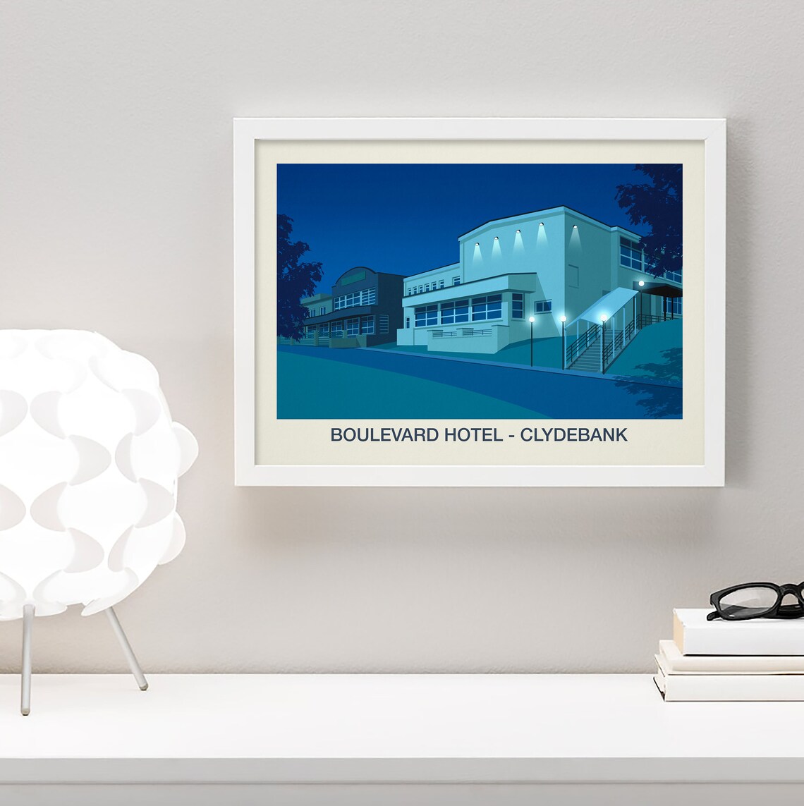 Boulevard Hotel Nightclub Poster, Clydebank Sunset - Image 4