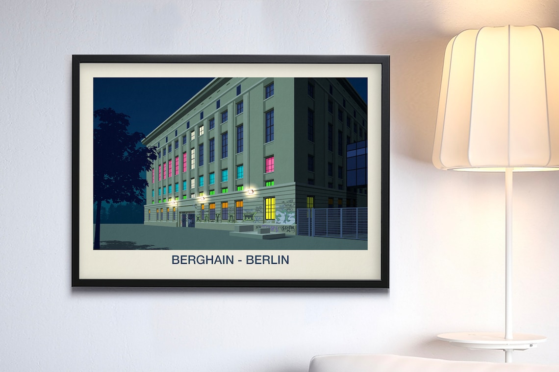 Berghain Nightclub Travel Poster, Berlin Club Scene - Image 3