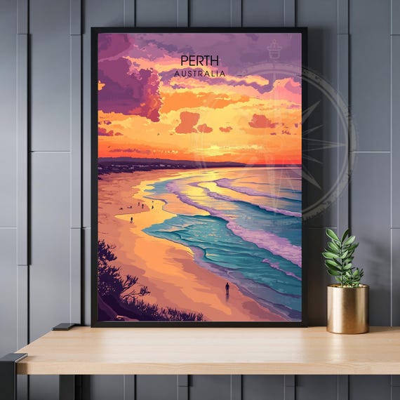 Perth Poster Australia Print