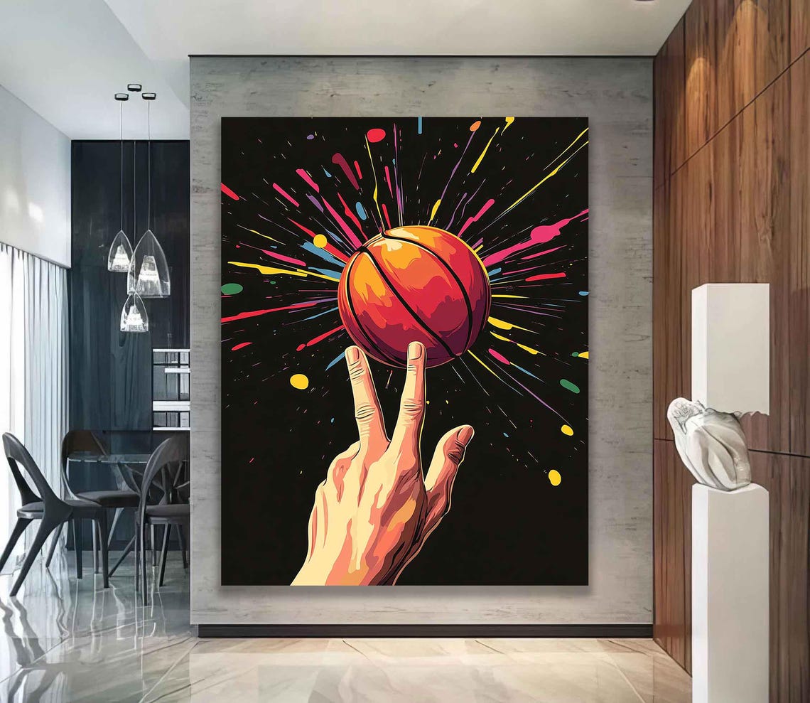 Funny Basketball Basketball Poster Basketball Prints Basketball Gifts Basketball Poster Basketball Fan Gift - Image 2