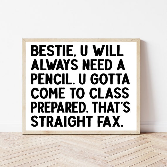Classroom Rules Poster Ela Sign Math Class Saying High School Science Decor 5th 6th 7th 8th Grade Teacher Gift Cute Bulletin Board
