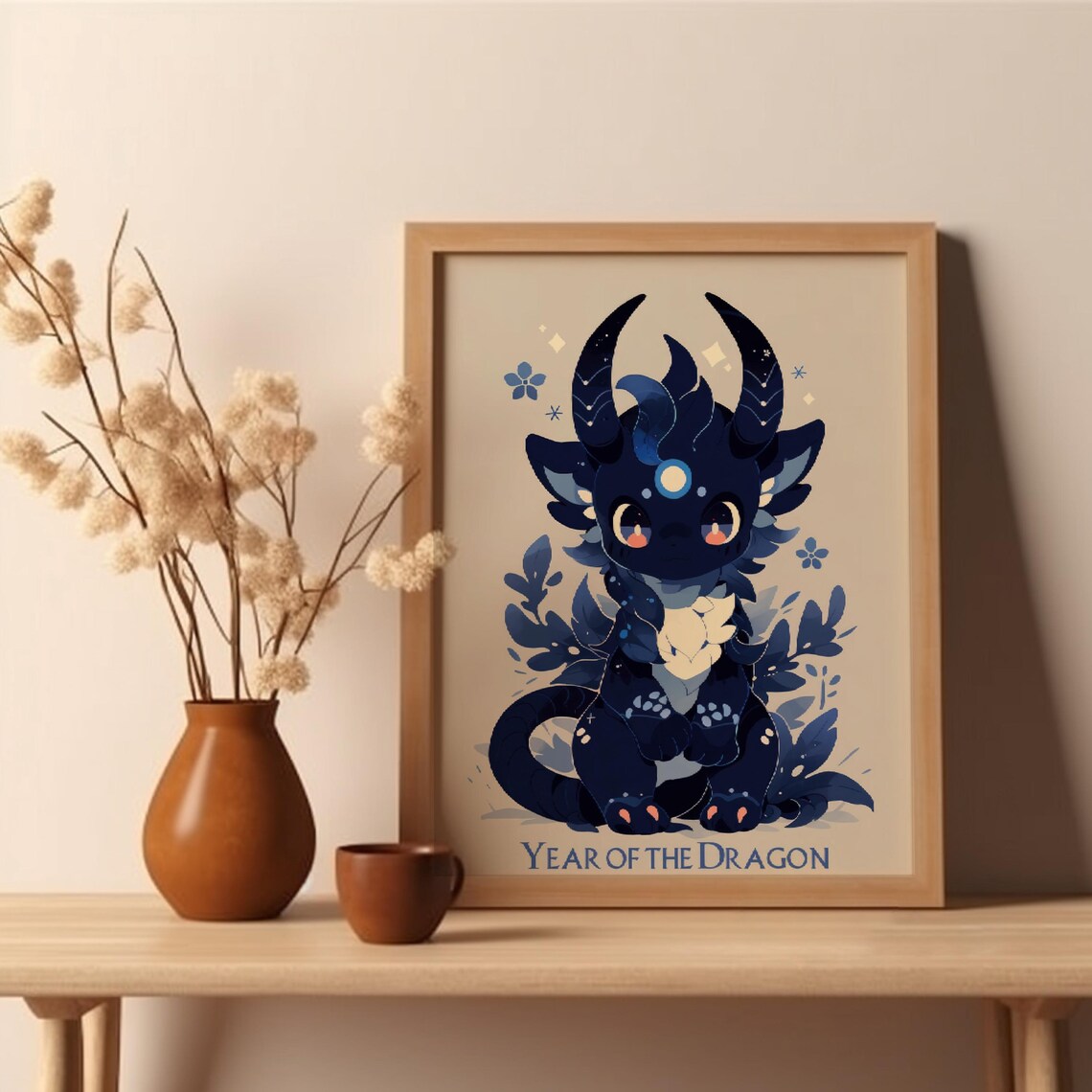 Baby Dragon Chinese New Year 2024 Art Print