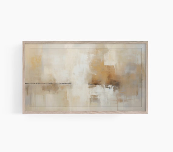 Abstract Frame Tv Art Neutral Abstract Frame Tv Art Print Frame Tv Art Print Watercolor Frame Tv Art