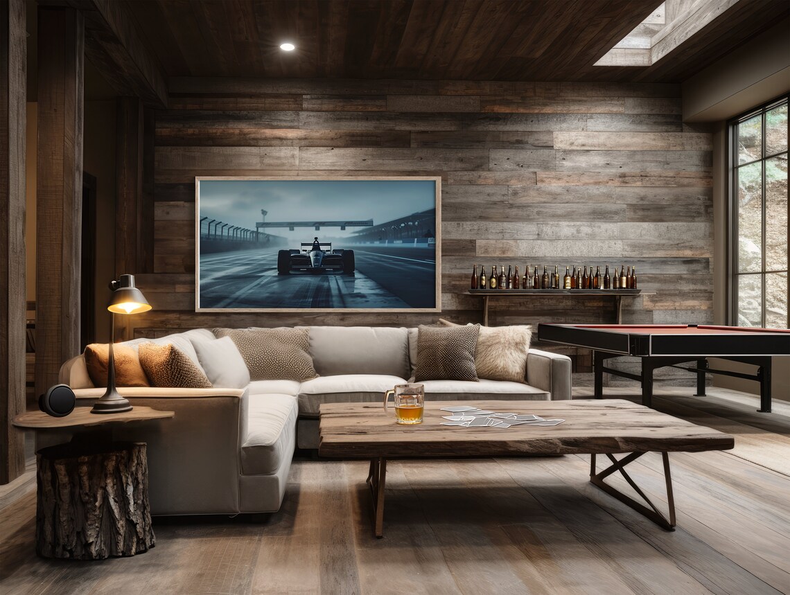 Race Car Art Print, Race Day Party Decor - Image 3