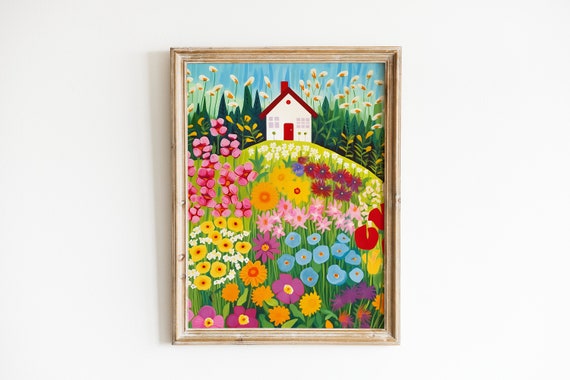 Colorful Kids Playroom Decor Art Print