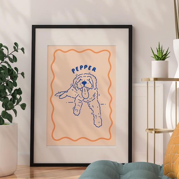 Pet Photo Dog Cat Memorial Art Print