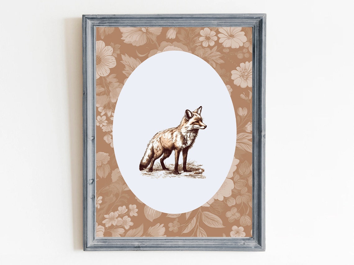 Fox Vintage Travel Poster