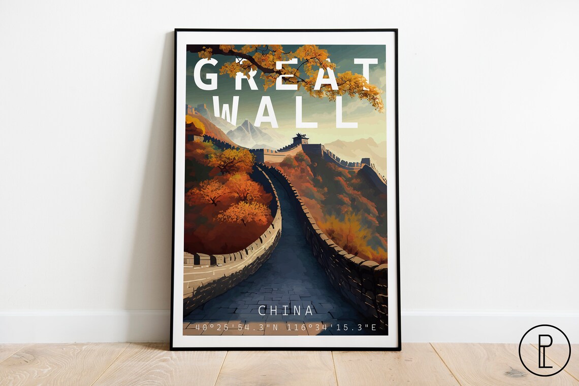 China Poster Great Wall Of Art Travel Decor