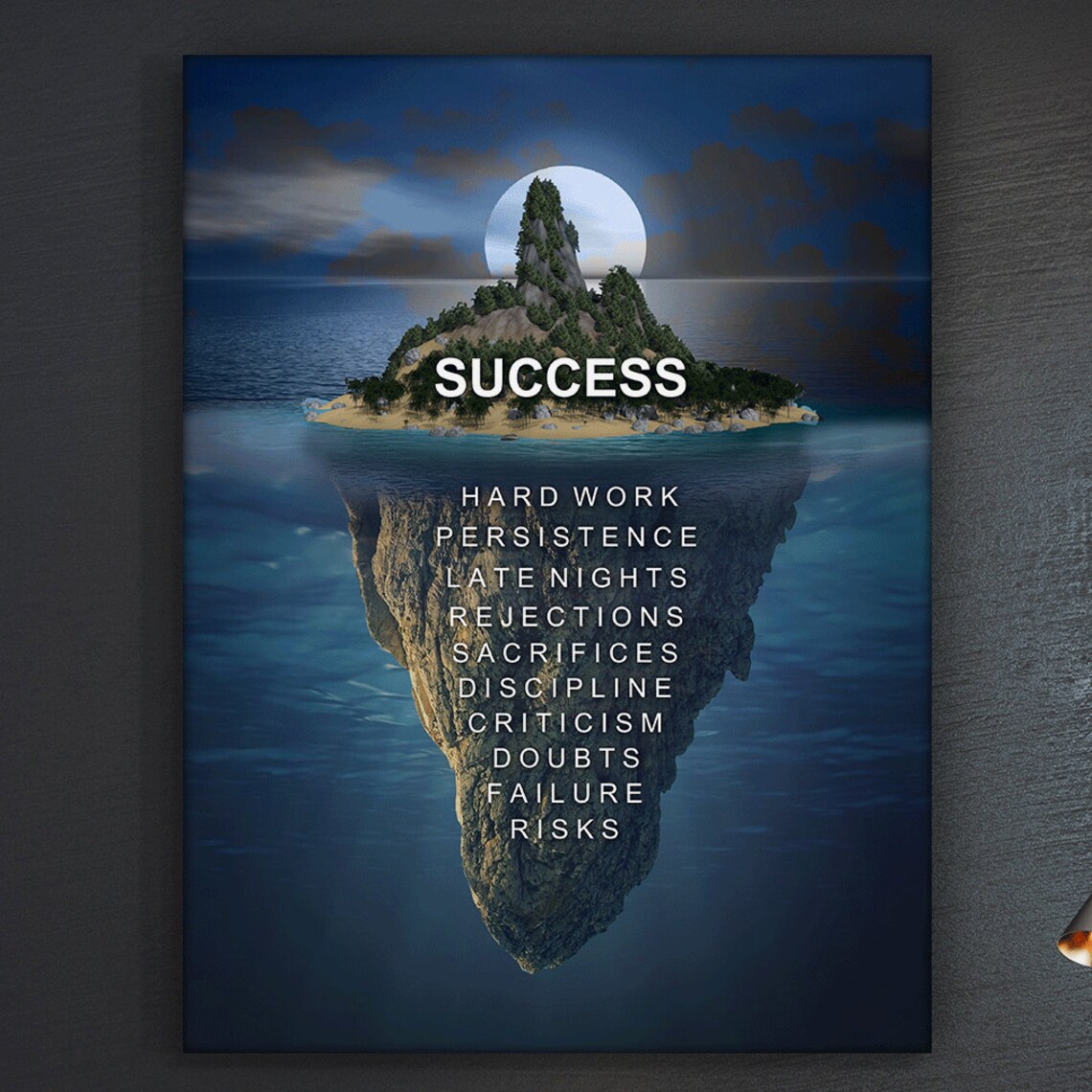 Success Motivational Office Wall Art Poster Print