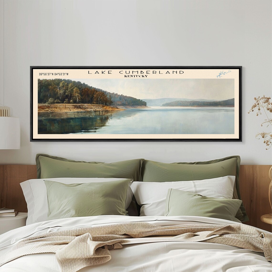 Lake Cumberland Kentucky Travel Poster, Scenic Lake - Image 3