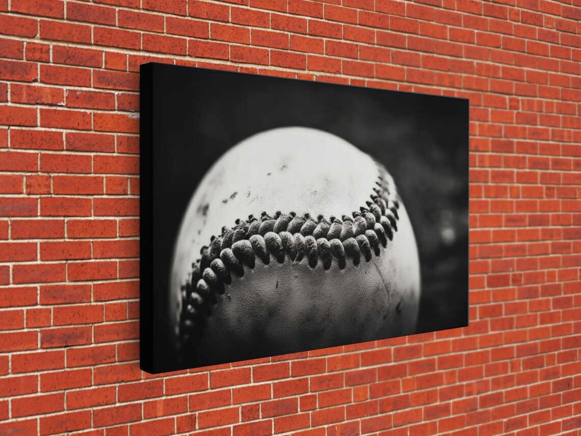 Vintage Baseballs Still Life Photo Print, Kids Room - Image 2