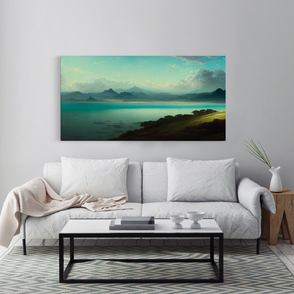 Scotland Lake Landscape Art Print, Nature Decor - Image 3