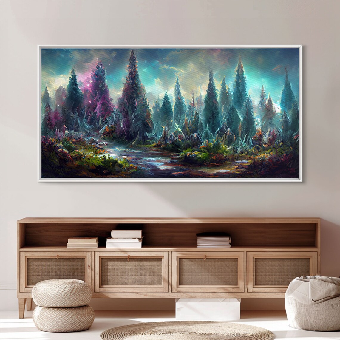 Trippy Psychedelic Nature Landscape Fantasy Art Print - Image 5