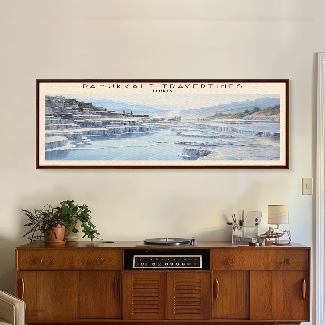 Pamukkale Turkey White Travertine Terraces Thermal Pools Travel Poster - Image 6