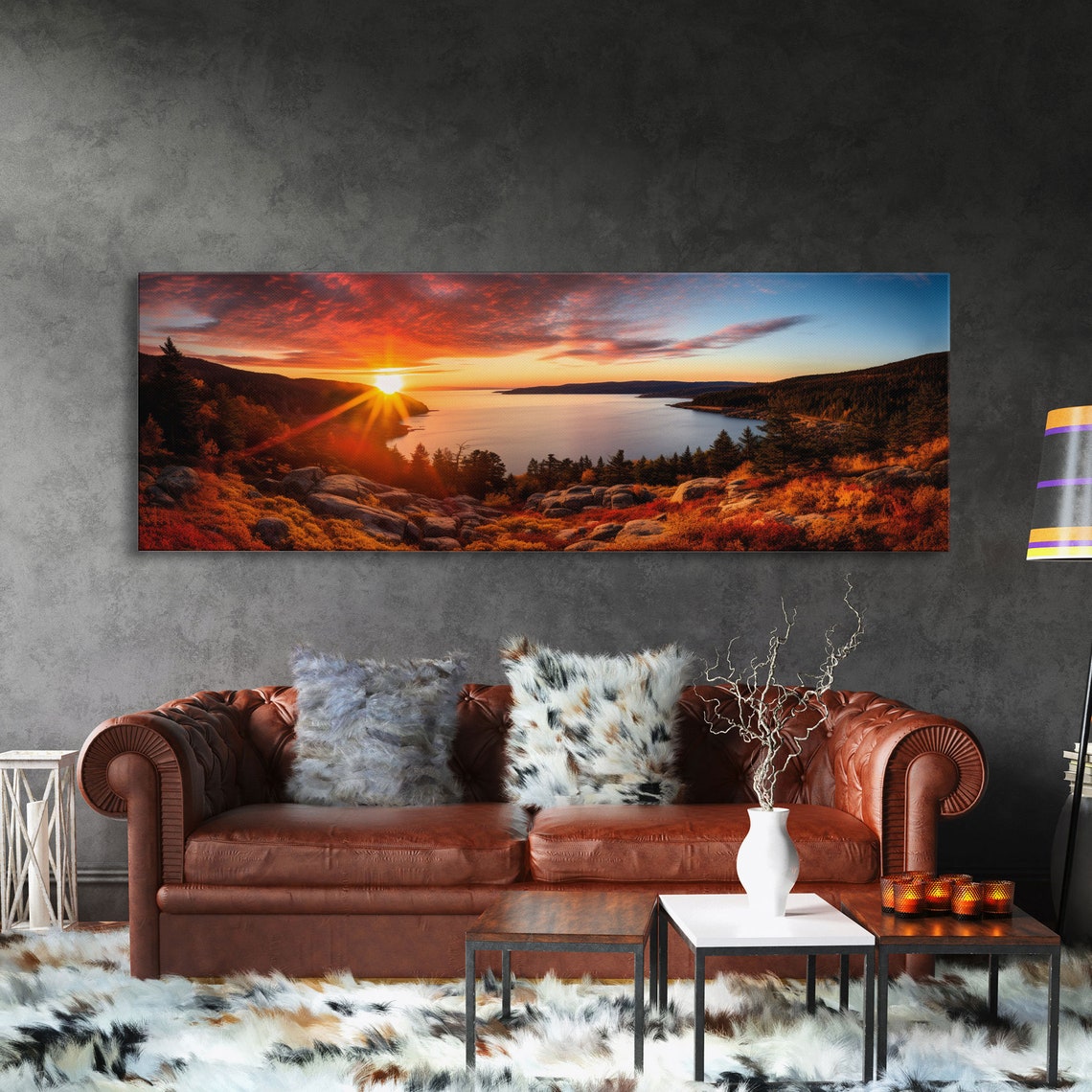 Acadia National Park Maine Sunrise Bay Rocky Shore Photography Print - Image 3